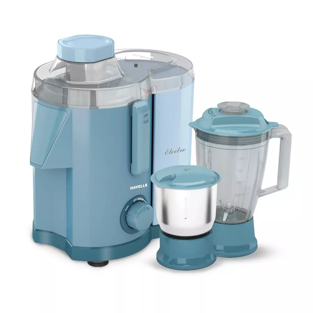 Havells Electro Jmg 700 W 2 Jar Juicer Mixer Grinder Blue, GHFJMEMG070