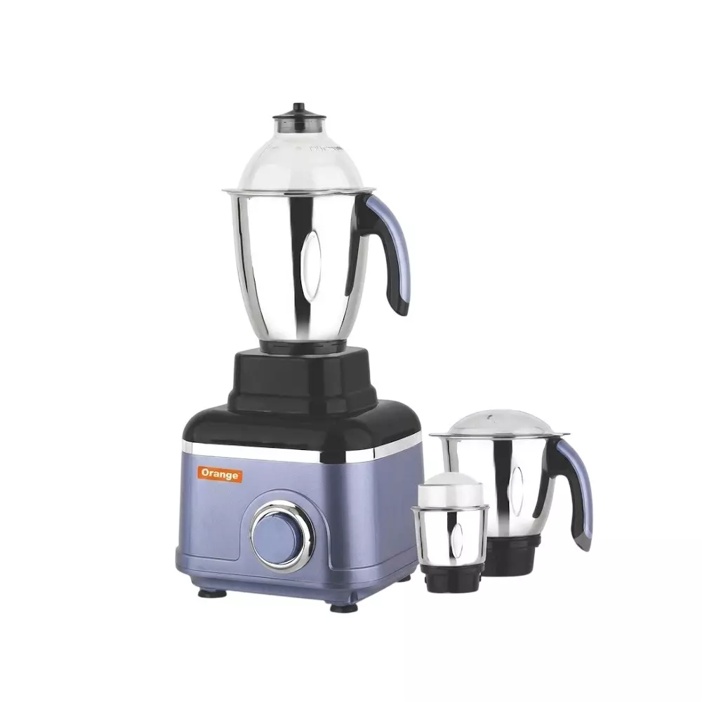 Orange Storm Metachrome Mixer Grinder 1100 W Blue and Black With 3 Jar, OMXG541