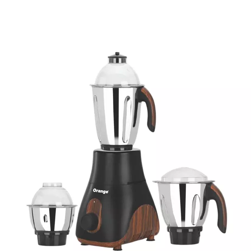 Orange Cerra Mixer Grinder 1000 W Matt-Brown With 3 Jar, OMXG530