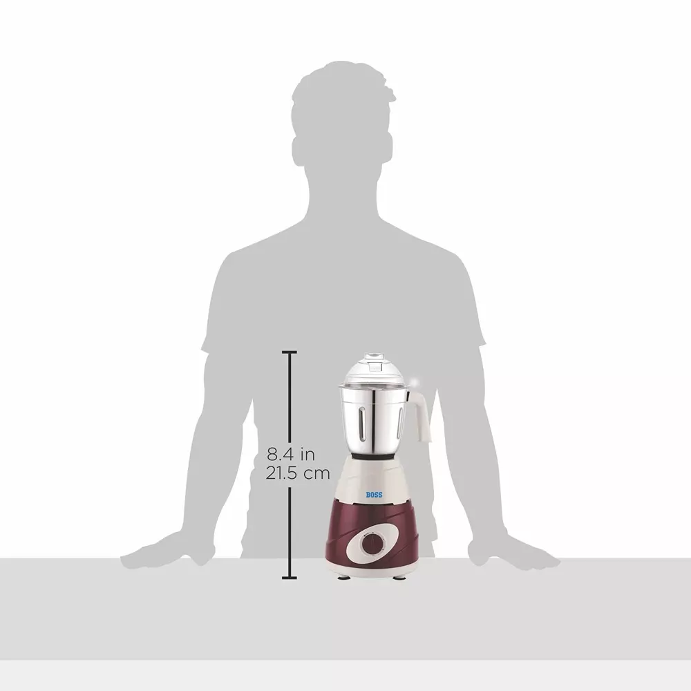 boss-550-w-thunder-mixer-grinder-red-color-3-speed-setting-and-3-stainless-steel-jars-b272
