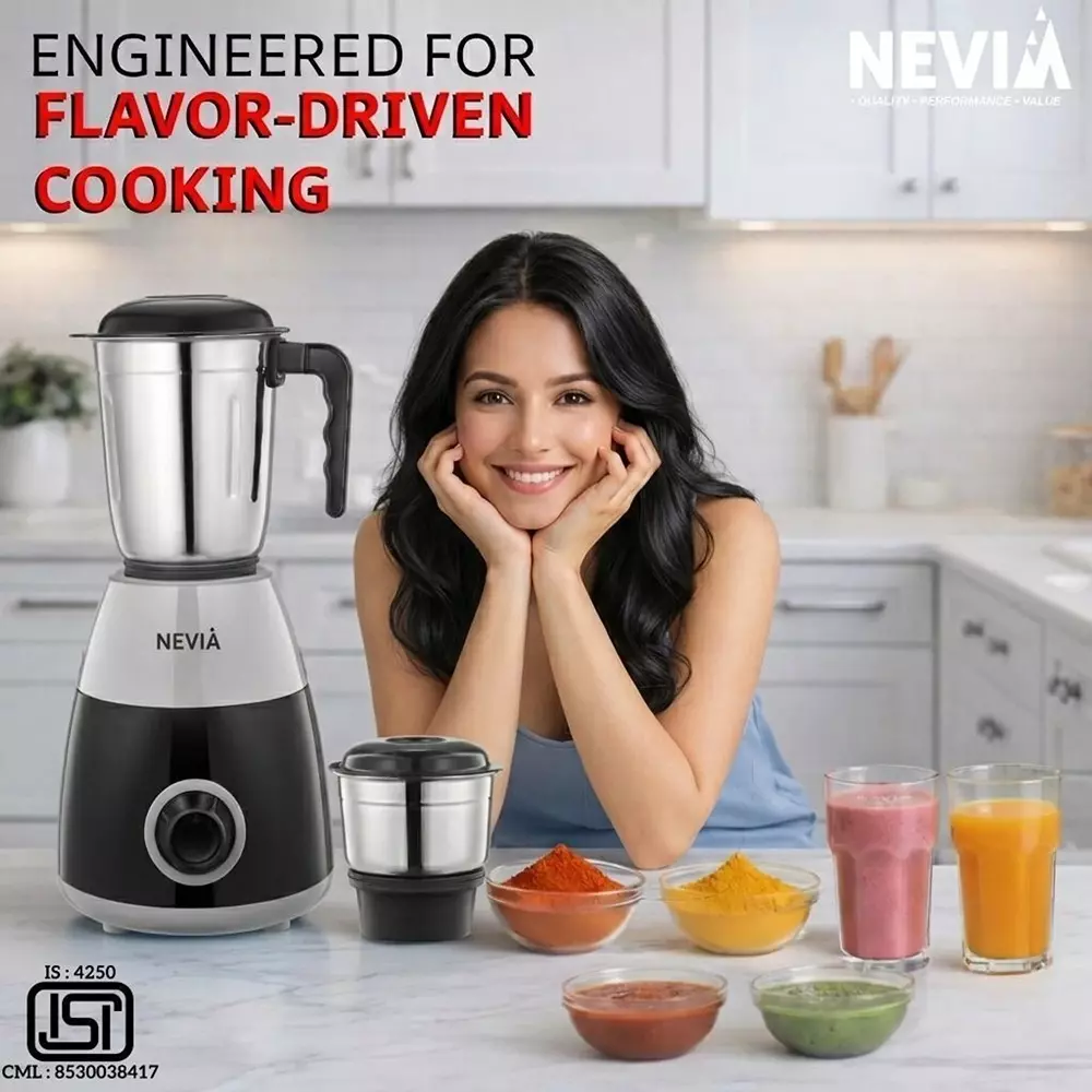nevia-550-w-delight-mix-mixer-grinder-18000-rpm-speed-with-2-jars-in-black-grey-color-550-delightmix-mg-blkgr