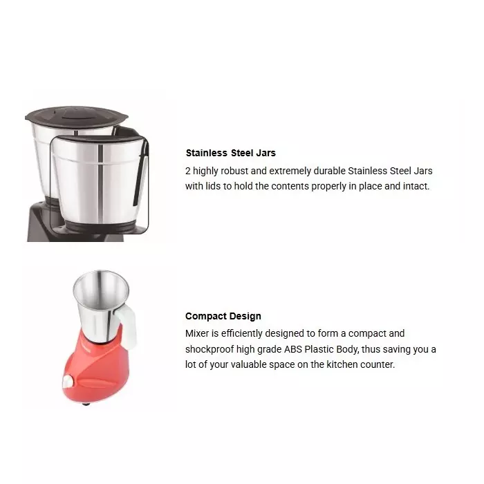 boss-500-w-comfort-mixer-grinder-beige-color-3-speed-setting-and-2-stainless-steel-jars-b252