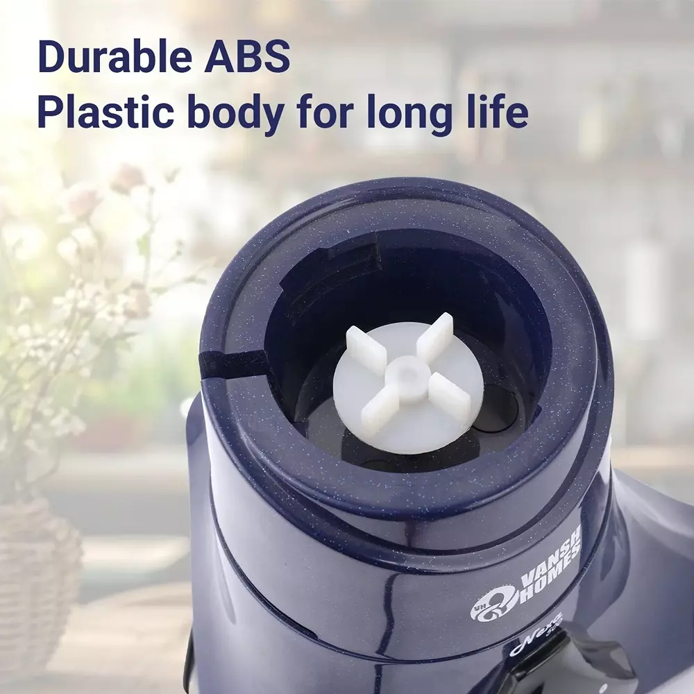 vansh-homes-nexa-mixture-grinder-with-2-jar-copper-motor-500-w-shock-proof-abs-body-dark-blue-vh-mg-500