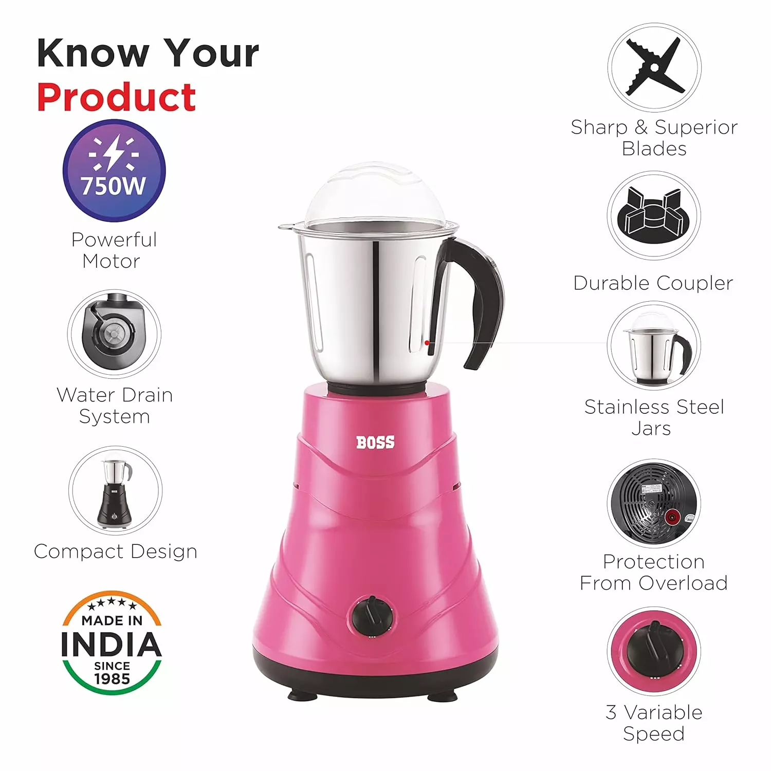 boss-750-w-alpha-mixer-grinder-pink-color-3-speed-setting-and-3-stainless-steel-jars-b264