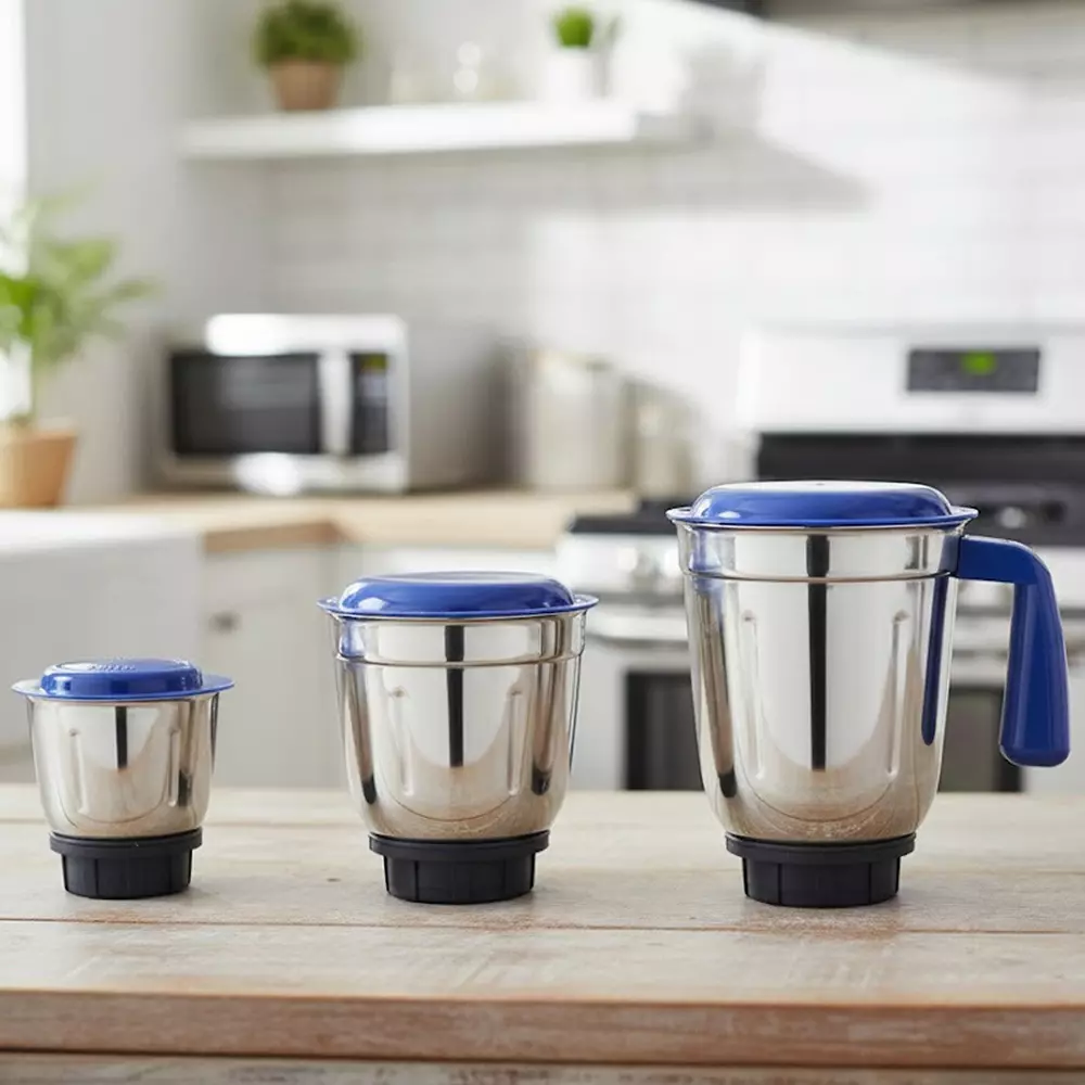 Lifelong Mixer Grinder Kit Stainless Steel Corded Electric 600 W Power 1.5 L Capacity Stainless Steel 220-240 V AC for Kitchen, LLMG600