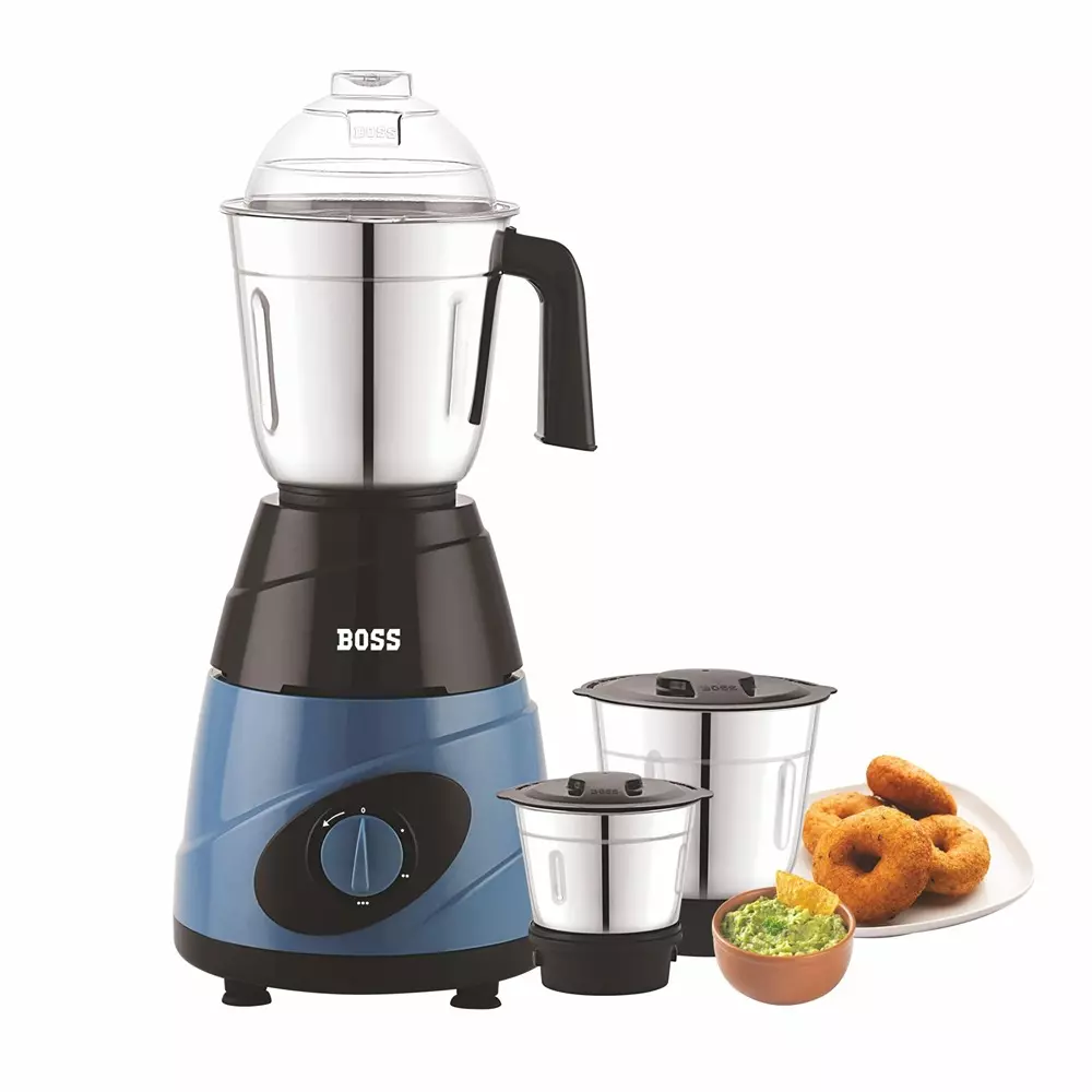 boss-550-w-thunder-mixer-grinder-blue-color-3-speed-setting-and-3-stainless-steel-jars-b272