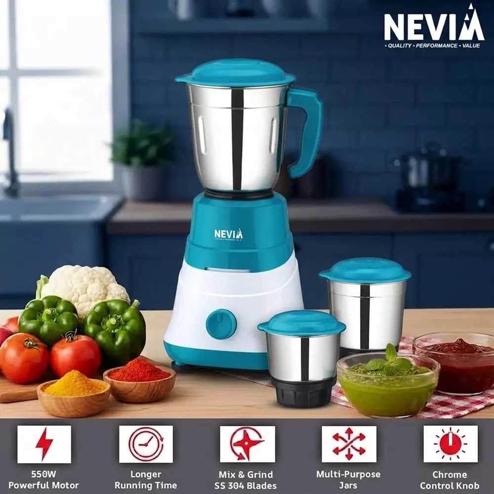 nevia-550-w-super-mix-mixer-grinder-18000-rpm-speed-with-3-jars-in-cd-green-white-color-550-supermix-mg-wgr