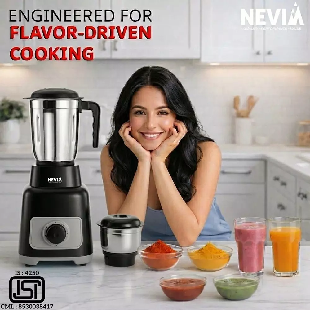 nevia-550-w-joy-mix-mixer-grinder-18000-rpm-speed-with-2-jars-in-black-grey-color-550-joymix-mg-blkgr