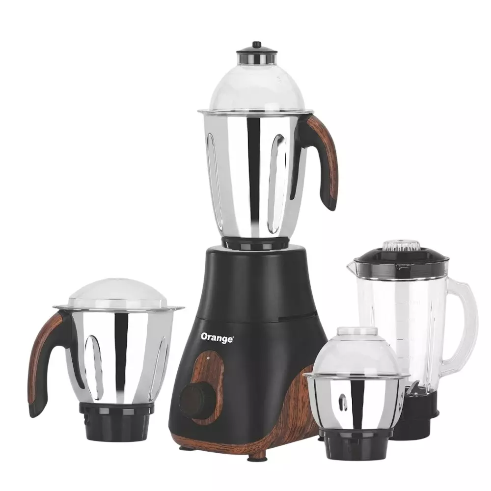 Orange Cerra-4 Mixer Grinder 1000 W Matt-Brown With 4 Jar, OMXG700