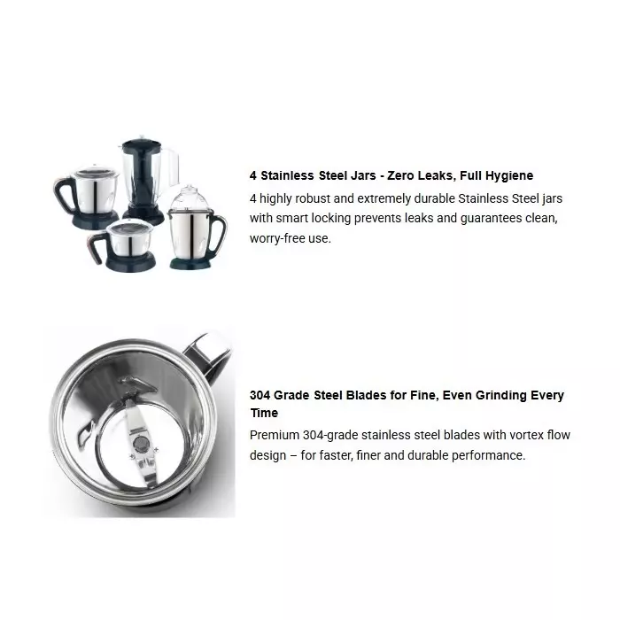 boss-1200-w-evora-mixer-grinder-beige-color-3-speed-setting-and-4-stainless-steel-jars-b278