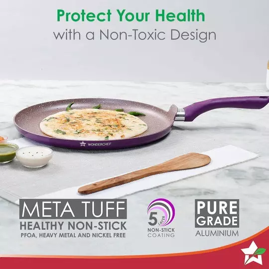 wonderchef-royal-velvet-dosa-tawa-28-cm-18-l-non-stick-virgin-aluminium-purple-63152111