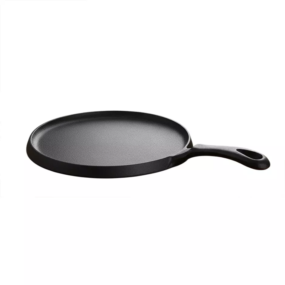 Wonderchef Forza Pre-Seasoned Dosa Tawa 25 cm Non Stick Cast-Iron Black, 63153470
