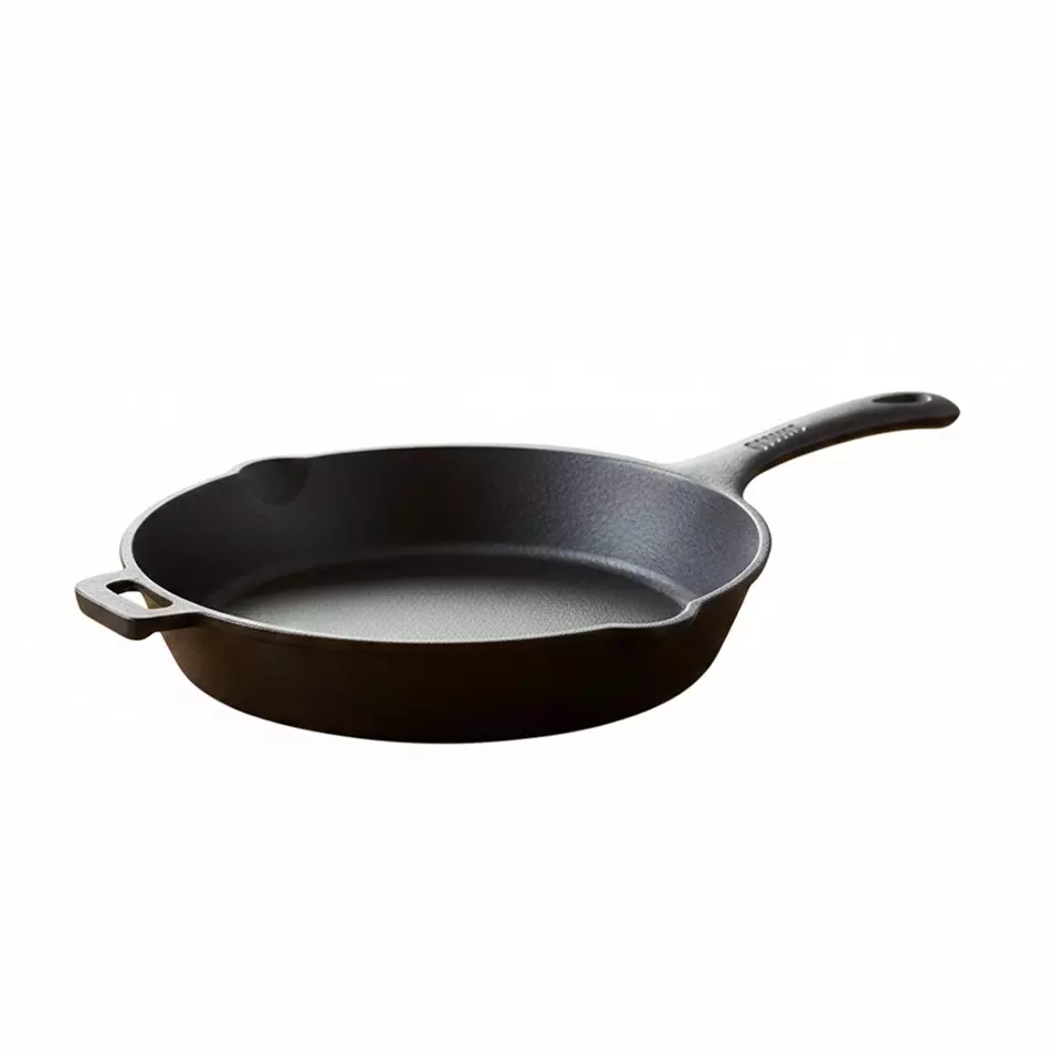 Wonderchef Forza Pre Seasoned Fry Pan 25 cm 2 L Cast Iron Black, 63153850