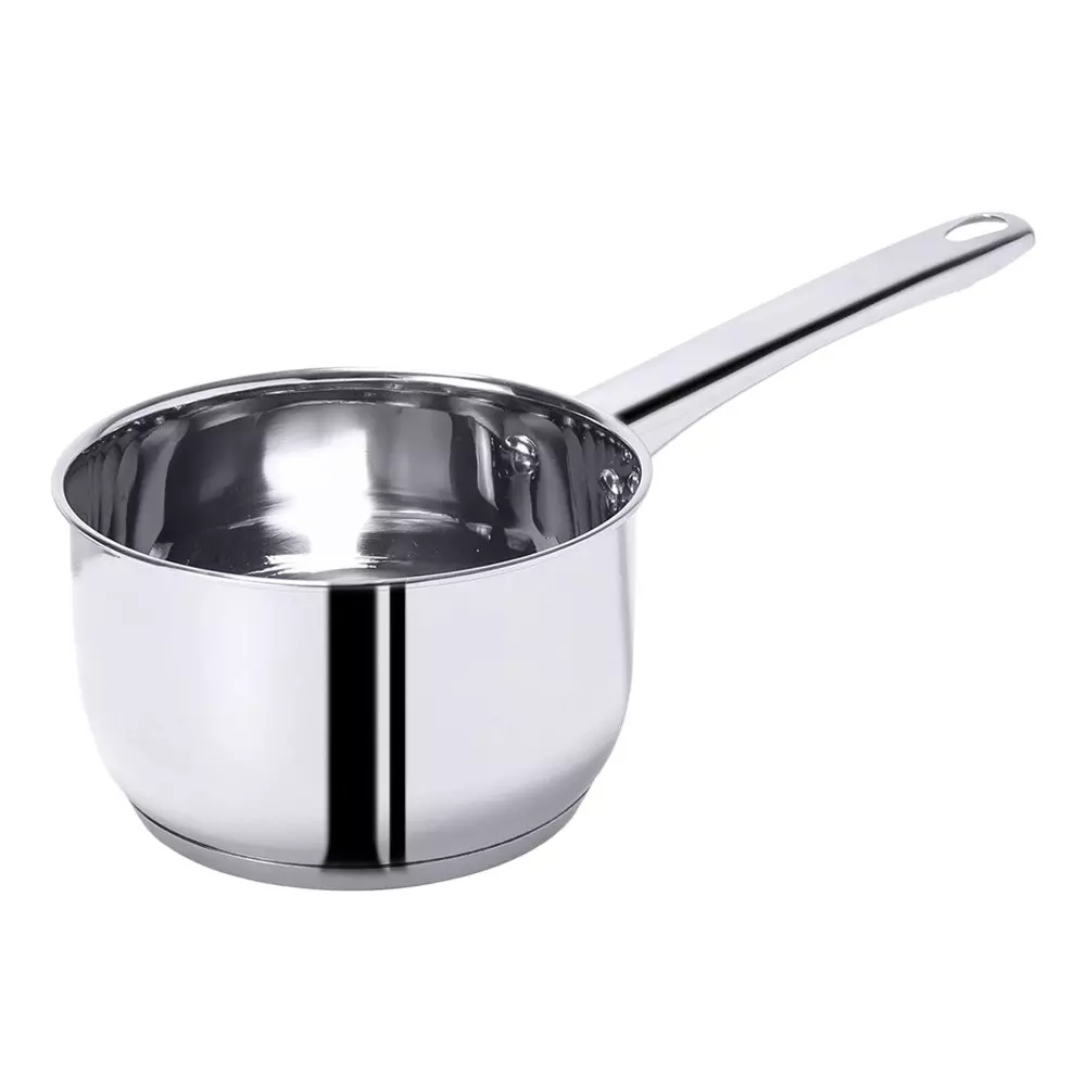 Wonderchef Venice Sauce Pan 14 cm 1.2 L Tri-ply Stainless Steel Chrome, 63154995