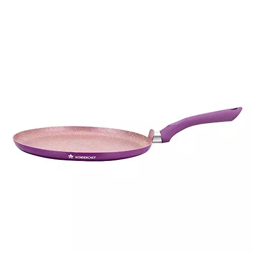 Wonderchef Royal Velvet Dosa Tawa 24 cm Non Stick Virgin Aluminium Purple, 63152942