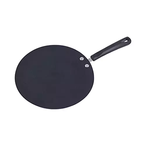 Wonderchef Ultra Roti Tawa 26 cm Non Stick Virgin Aluminium Black, 63153298