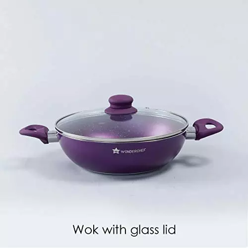 wonderchef-orchid-dosa-tawa-fry-pan-kadhai-with-glass-lid-non-stick-virgin-aluminium-purple-63153377-4-pcs-set