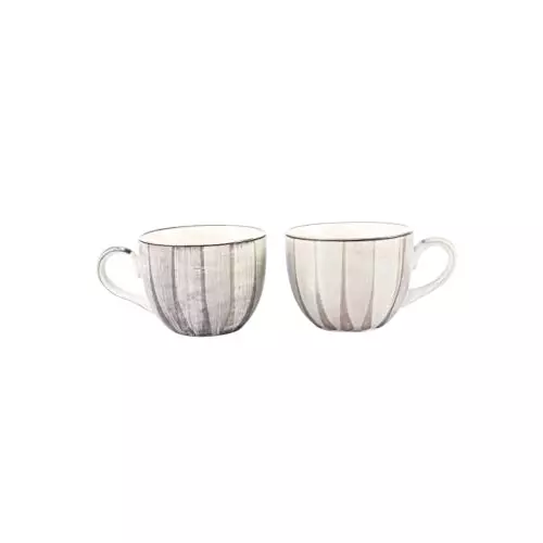 Wonderchef Teramo Tea Cup 200 ml Stoneware Brown, 63154647 (2 Pcs Set)