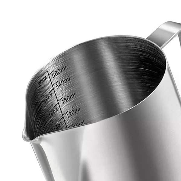 Butler Milk Jug With Measuring Lines Stainless Steel 600 ml, MP-4-2