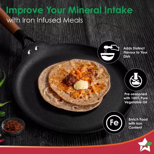 wonderchef-ferro-dosa-tawa-28-cm-cast-iron-black-63154907