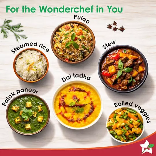 Wonderchef Gold Stanton 1.6, 2.3 & 3.1 L Casserole Set with Glass Lid Stainless Steel Chrome, 63154761 (6 Pcs Set)