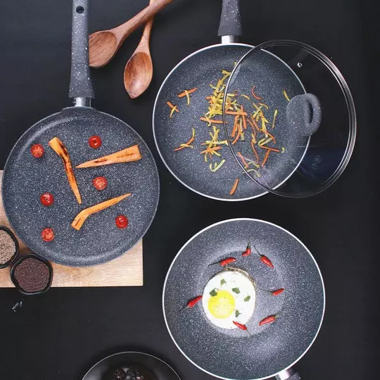 wonderchef-granite-dosa-tawa-fry-pan-kadhai-with-glass-lid-non-stick-pure-grade-aluminium-grey-60018000-4-pcs-set