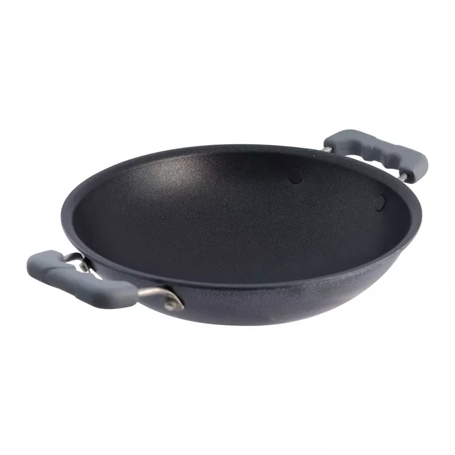 Wonderchef Appachetty Pan with Lid 22 cm Non-Stick Aluminium Black, 63152092