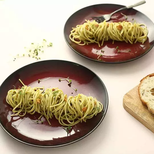 wonderchef-teramo-dinner-plate-25-cm-10-inch-stoneware-red-glaze-63154635-2-pcs-set