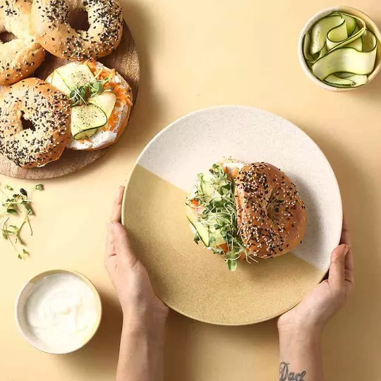 wonderchef-teramo-dinner-plate-25-cm-10-inch-stoneware-yellow-63154654-2-pcs-set