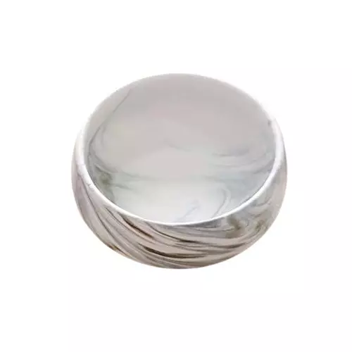 Wonderchef Teramo Vegetable Bowl 15 cm (6 inch) Stoneware Marble White, 63153875