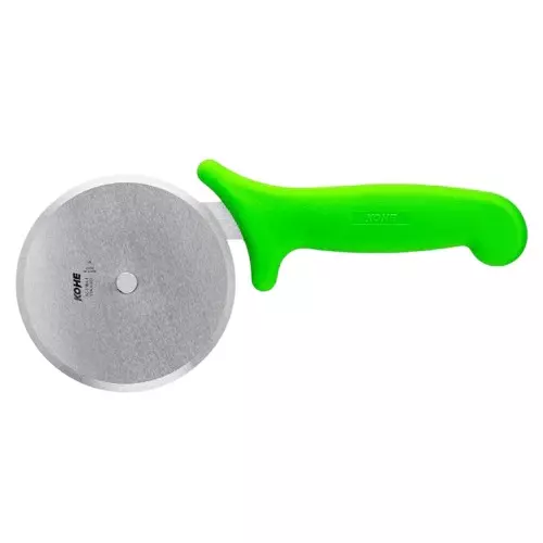 Kohe Pizza Cutter Green 240 mm Manual for Home & Kitchen Use, PC- 1104.1/G