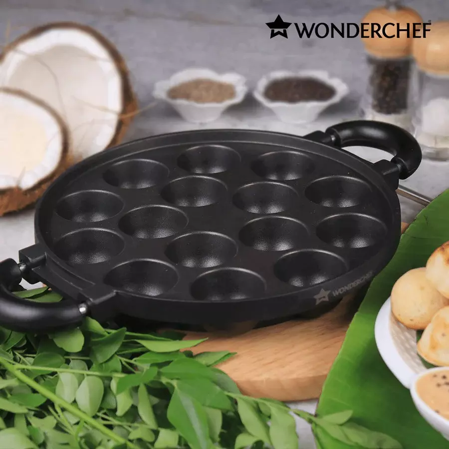 wonderchef-paniyarakkal-round-with-15-cavities-non-stick-aluminium-black-63152076