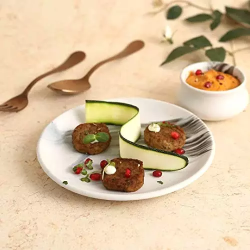 wonderchef-teramo-quarter-plate-18-cm-7-inch-stoneware-marble-white-63153888-2-pcs-set