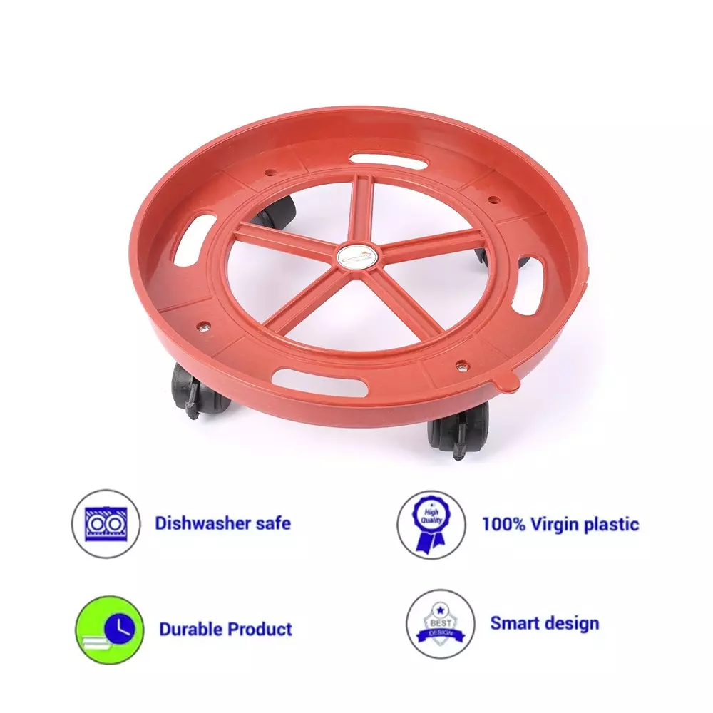 vansh-homes-gas-cylinder-trolley-free-size-heavy-duty-frame-with-4-smooth-rolling-wheels-high-quality-durable-plastic-red-vi-cl-05