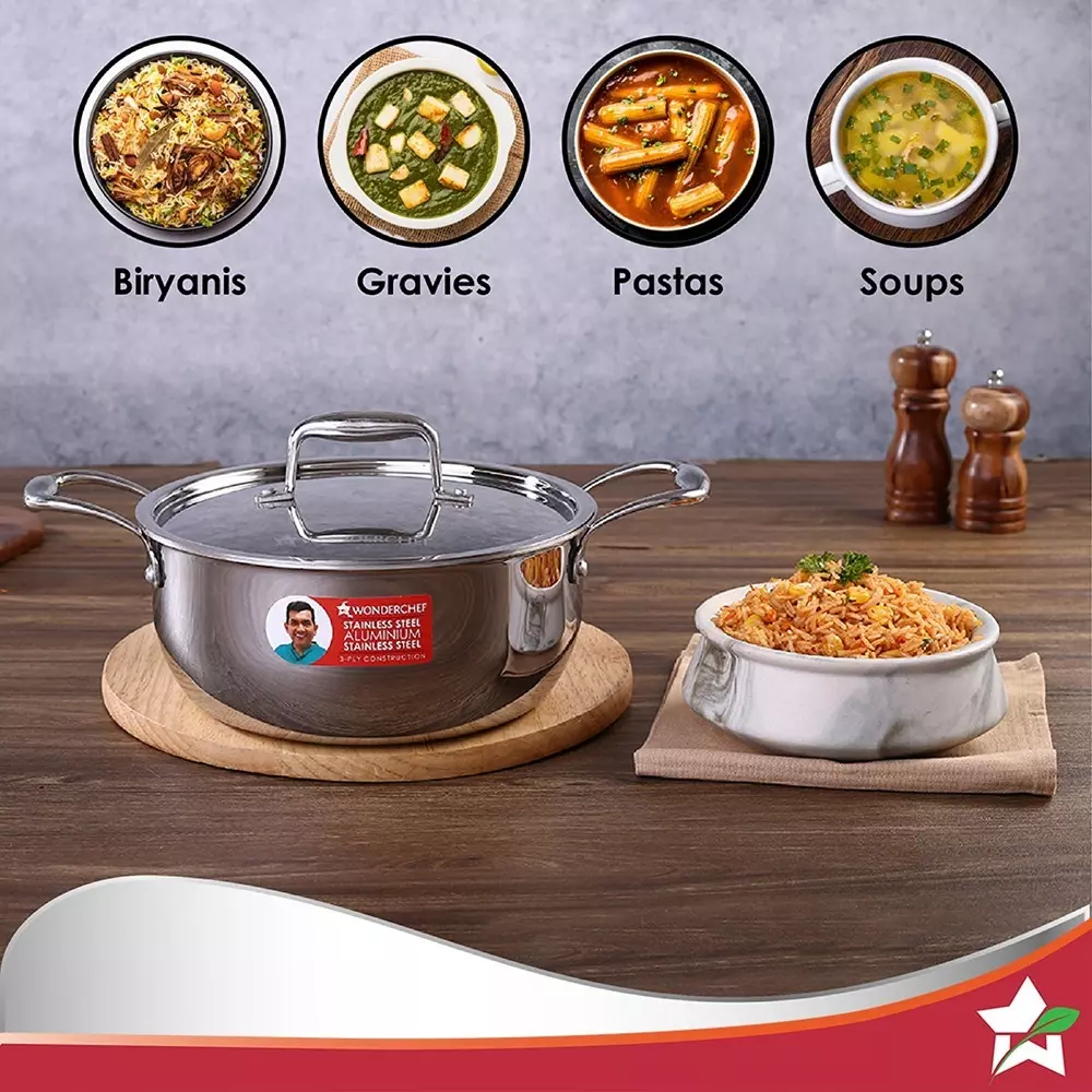 wonderchef-nigella-casserole-with-lid-22-cm-32-l-tri-ply-stainless-steel-chrome-63154781