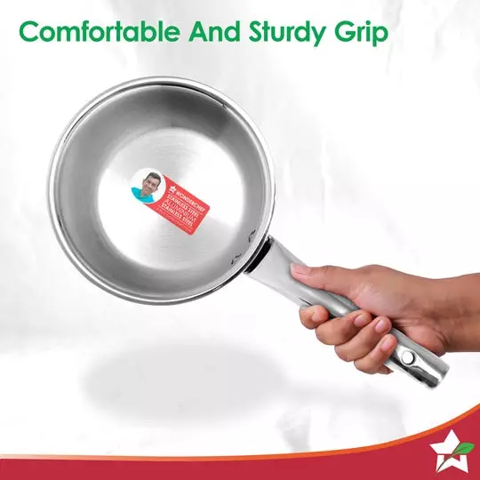 wonderchef-venice-fry-pan-saucepan-kadhai-with-lid-non-toxic-triply-stainless-steel-chrome-63155027-4-pcs-set
