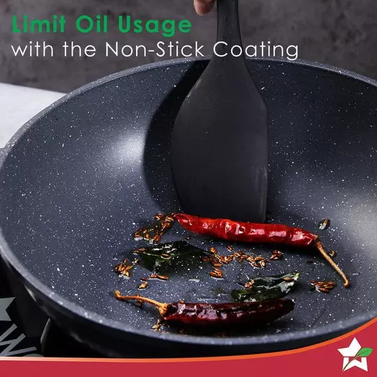 wonderchef-duralite-dosa-tawa-fry-pan-kadhai-with-glass-lid-non-stick-dia-cast-grey-63154897-4-pcs-set