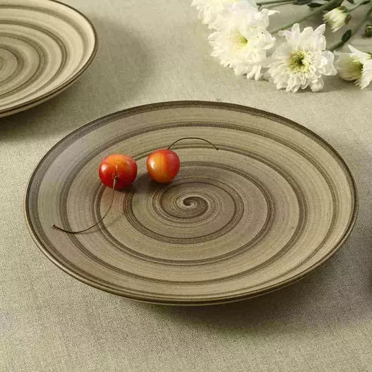 wonderchef-teramo-quarter-plate-18-cm-7-inch-stoneware-brown-63154663-2-pcs-set