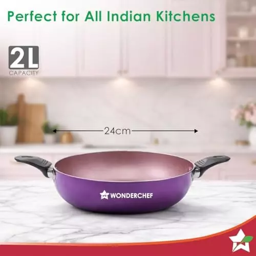 wonderchef-valencia-kadhai-with-glass-lid-24-cm-2-l-non-stick-pure-grade-aluminium-purple-63154668