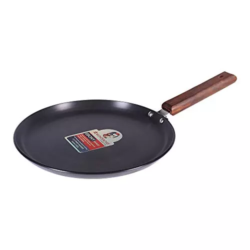 Wonderchef Ebony Dosa Tawa 26.5 cm Hard Anodized Virgin Aluminium Black, 63153108