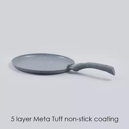 Wonderchef Granite Dosa Tawa 28 cm Non Stick Virgin Aluminium Grey, 60017710
