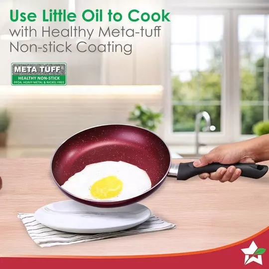 wonderchef-bandhan-dosa-tawa-fry-pan-non-stick-pure-grade-aluminium-red-and-purple-63155003-2-pcs-set