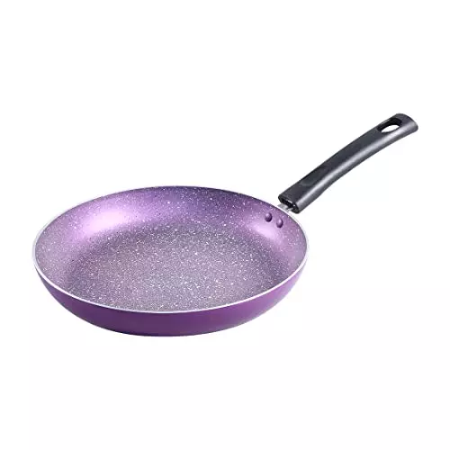 Wonderchef Tivoli Fry Pan 24 cm 1.5 L Non Stick Virgin Aluminium Purple, 63154452