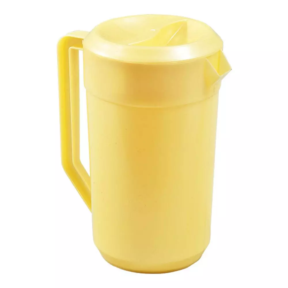 Swagath Water Jug Plastic Glossy Finish 2 L Capacity Yellow for Home, Kitchen & School Use, JUG-YL-1