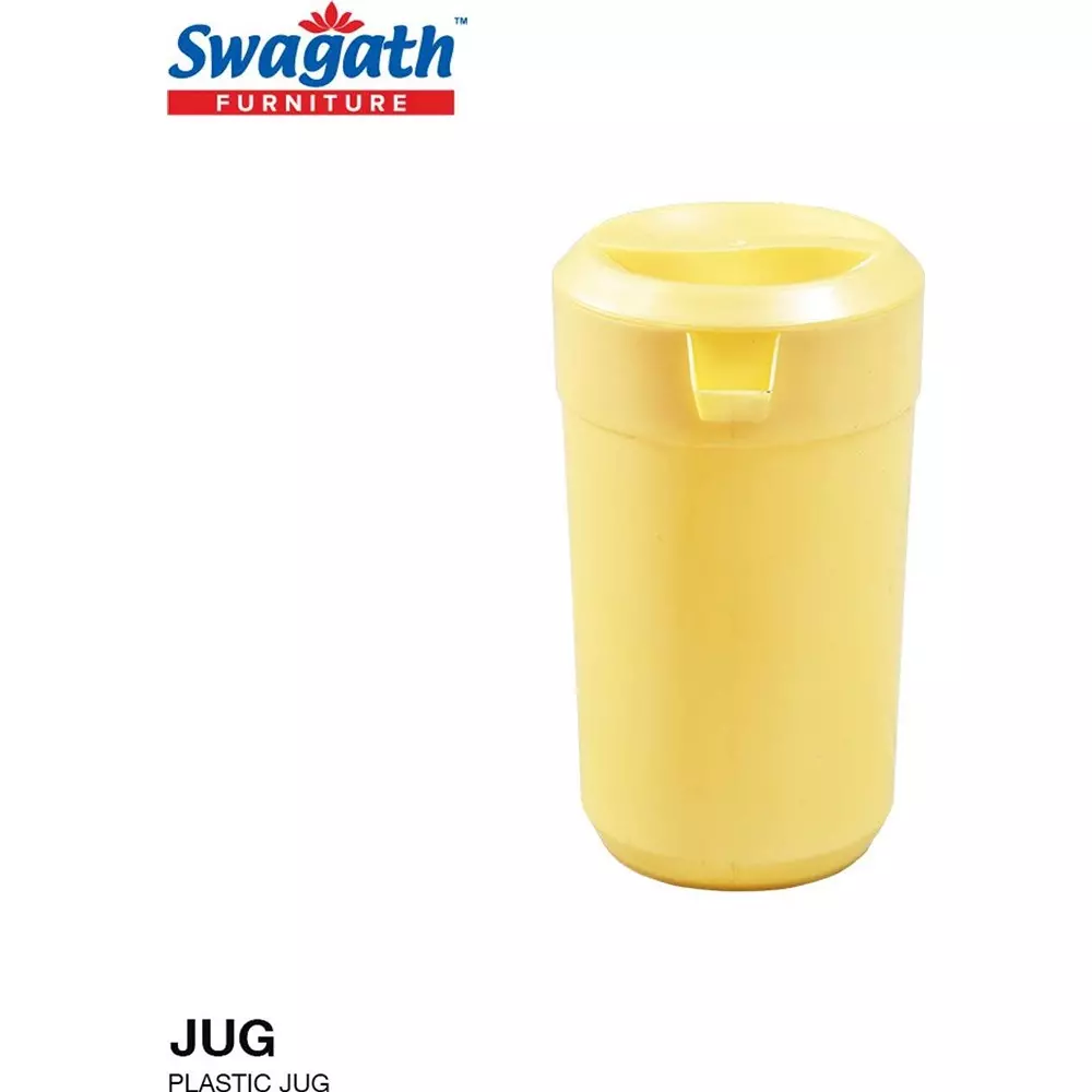 swagath-non-thermal-water-jug-glossy-2-l-yellow-for-home-kitchen-school-use-jug