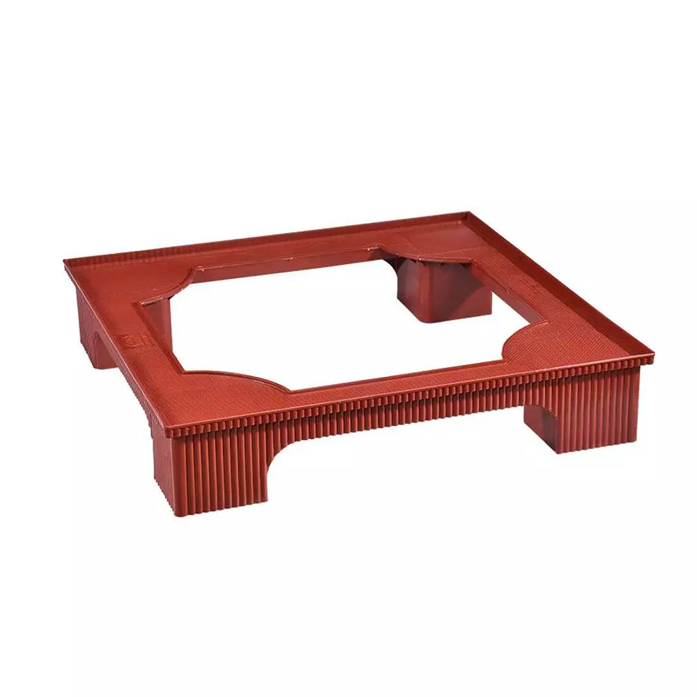 Swagath FS-01 Refrigerator & Washing Machine Stand 300 Kg Load Capacity Plastic Maroon 12x60x57 cm Size for Home & Bathroom Use, FS-01-MR-1