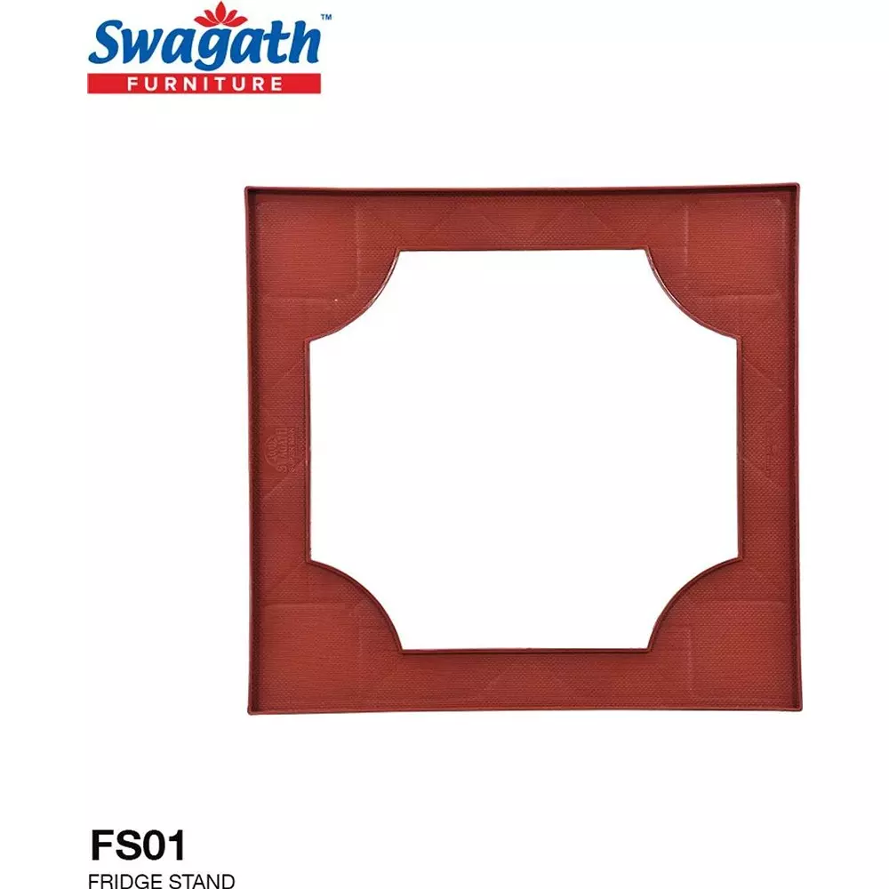 swagath-fs-01-refrigerator-washing-machine-stand-300-kg-load-capacity-plastic-maroon-12x60x57-cm-size-for-home-bathroom-use-fs-01-mr-1