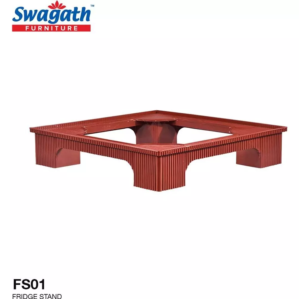 swagath-fs-01-refrigerator-washing-machine-stand-300-kg-load-capacity-plastic-maroon-12x60x57-cm-size-for-home-bathroom-use-fs-01-mr-1