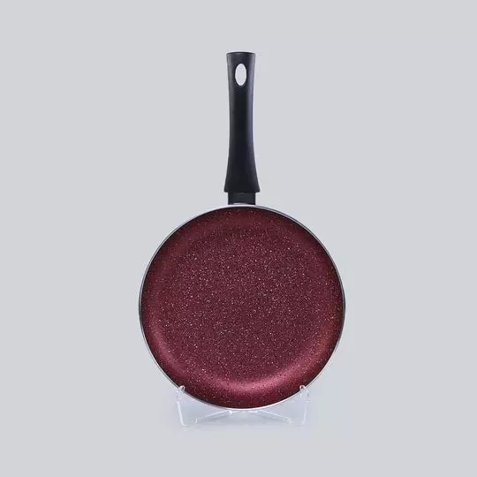 Wonderchef Sigma Dosa Tawa, Fry Pan & Kadhai with Glass Lid Non-Stick Virgin Aluminium Red & Black, 63153764 (4 Pcs Set)