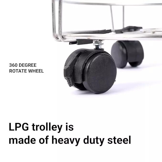 vansh-homes-cotton-water-resistant-apron-stainless-steel-wire-gas-trolley-gas-lighter-kitchen-combo-set